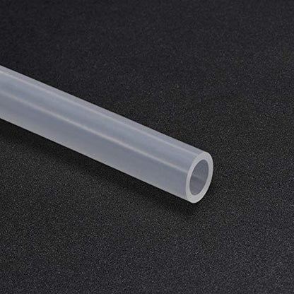 uxcell Silicone Tubing 3/8"(10mm) ID X 9/16"(14mm) OD 3.3ft(1m) Silicone Rubber Tube Air Hose Water Pipe for Pump Transfer Clear - size: 10mm x 14mm