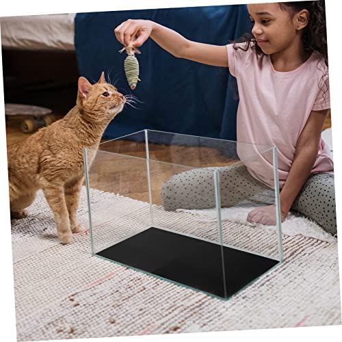 BESPORTBLE 5pcs Creative Non- Shockproof Pad for Fish Tank Insulation Absorption Mat Black for -Term Use Under Aquariums to Stability and Integrity