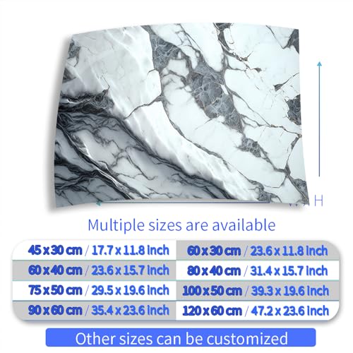 Aquarium Background Stickers - Marble Veining Self-Adhesive Fish Tank Reptile Terrarium Decor Poster (60 x 40 cm / (23.6 x 15.7 inches)) - size: 60 x 40 cm / (23.6 x 15.7 inches)