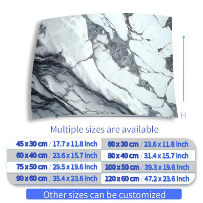 Aquarium Background Stickers - Marble Veining Self-Adhesive Fish Tank Reptile Terrarium Decor Poster (60 x 30 cm / (23.6 x 11.8 inches)) - size: 60 x 30 cm / (23.6 x 11.8 inches)