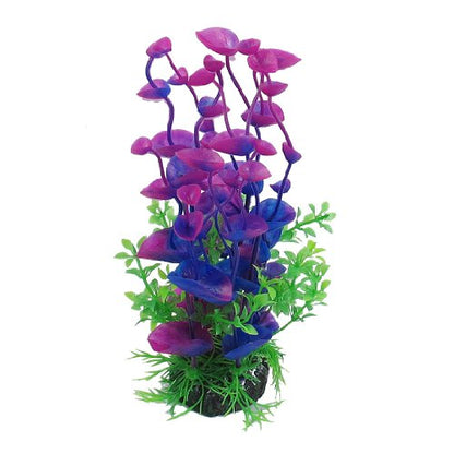 uxcell 8.3 Inch Purple Green Plant Decoration for Aquarium Landscaping