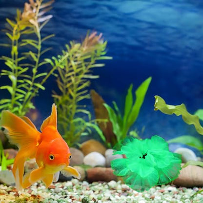 COHEALI Artificial Aquatic Plant Fish Tank Decoration Mini Silicone Water Plant Ornament for Aquarium Home Décor