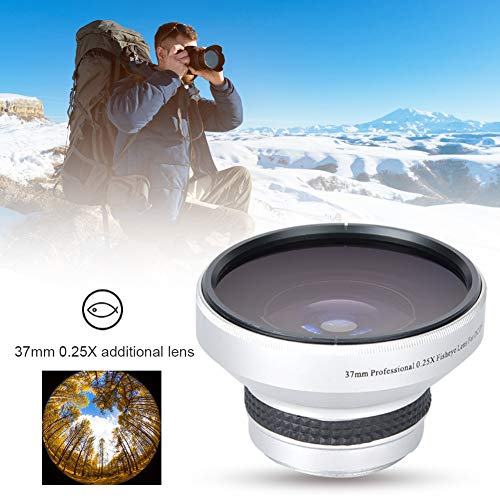 37mm 0.25X Super Fisheye Additional Lens - Strong Applicability - for Macro Closeup - for 37mm Caliber Camera Lenses