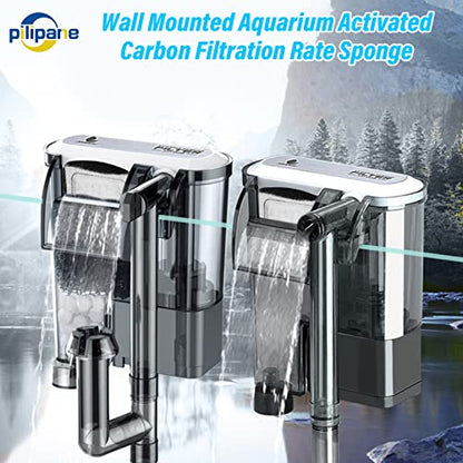 6Pcs Aquarium pend On Filter Cotton , Aquarium Filter Cotton Replacement , Wall?Mounted Filter Accessory Cartridge Carbon Supplies for Fish Tanks , fish filter aquarium 10 gallon cartridge case filte
