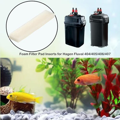 Replacement Aquarium Bio Sponge Foam Filter Pads Suitable for Fluval 404, 405, 406, 407 (Pack of 10)