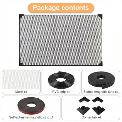 Magnetic Aquarium Lid Fish Tank Top Cover Hood Anti-Jumping Mesh Net for Fishs Tank Top Cover to Protect Fishes Jumping Out of for up to 40 Gallon Fish Tank