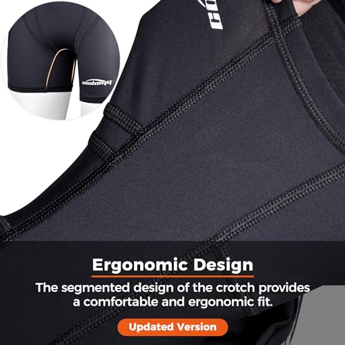 COOLOMG Men Compression Shorts with Cup Pocket Baseball Football, NO Cup - color: Black, size: Medium
