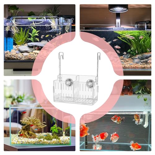 Aquarium Plant Holder, Versatile Placement, 15x10x12cm, Fish Tank Greenery, Planted Aquarium Shelf, Fish-Friendly, for Corner, Shelf, Underwater Vine, Moss