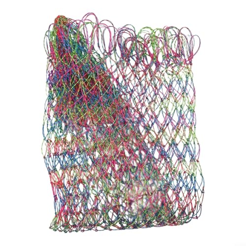 Fishing Landing Net Replacement Head, Lightweight Nylon Mesh Net with 2Cm Large Holes, High Strength 9-Wire Braid Up to 75Kg Load, Portable Carp Fishing Accessory for 40/50/60cm