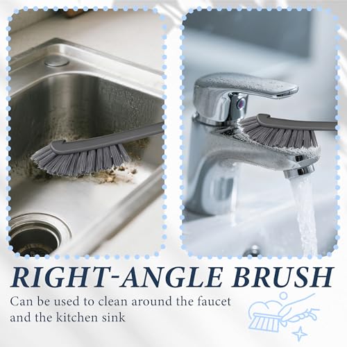 15pcs Crevice Cleaning Brush, Hard Bristle Brushes, Grout Cleaner Brush Household Cleaning Supplies, Gap Brush for Kitchen Bathroom Sink and Dead Corners