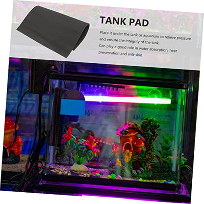 Reptile Aquarium Mat Thickened Fish Tank Pad Non-Slip Base for Tank Stability and Heat Preservation Easy to Cut to Fit Aquarium Accessory for Fish and Reptiles - size: 60.00X40.00X0.60CM