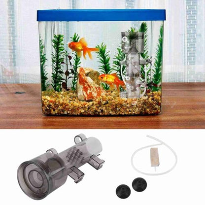 RS-4003 Protein Skimmer for Saltwater Aquariums, Compact Acrylic Design Quiet Operation for Small Tanks and Nano Fish Tanks