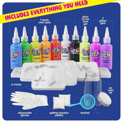 Dan&Darci Aqua Fairy Water Gel Kit for Kids - Gifts for Girls - Magic Elf Toy Kits - Waters Pets - DIY Squishy Maker Set - Craft for Kids - Make Your Own Squishies Toys Crafts - Gifts for Boys & Girls