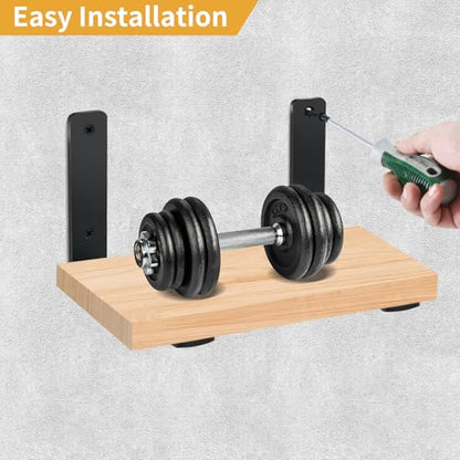 6 Pack - L 8" x H 6" x W1.5, 5mm Thick Black L Shelf Bracket, Iron Shelf Brackets, Metal Shelf Brackets, Floating Shelf, Shelf Supports with Screws - size: 8''x6'', style: Black 6 Pack