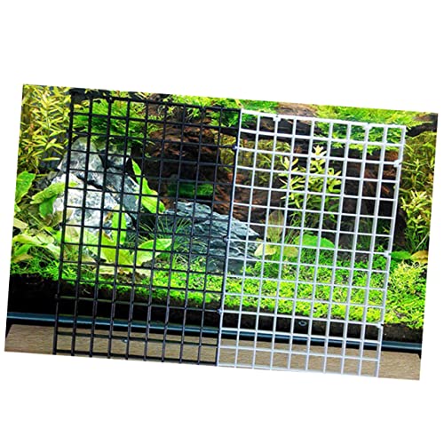 2sets Aquarium Divider Plate for Fish Tank Lattice Panel Spliced and Suction Cup Random Color