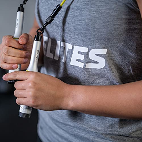 Velites Earth 2.0 Official CrossFit Games Jump Rope, Double Unders - color: Silver