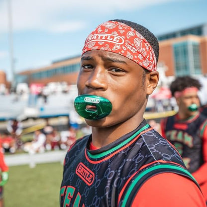 Battle Sports Chrome Oxygen Football Mouthguard