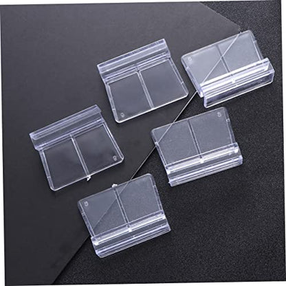 BESPORTBLE Fish Tank Cover Bracket Set 10pcs 6mm Glass Tank Support Acrylic Bracket for Aquarium Lid