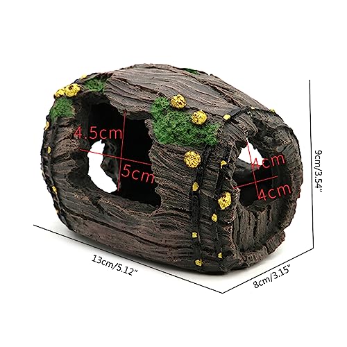 Fishtanks Resin Decoration Aquariums WineBarrel House Landscaping Decorations Cave Shelter Ornament Fish Tanks Decorations Aquariums Hideouts Fish Tanks Caves - size: Large