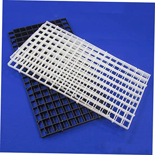 Abaodam 10Pcs Fish Tank Segregation Plate Creative Isolation Baffle Bottom Board for Aquariums Boards Clips Durable Material