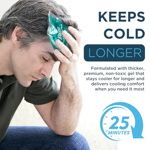 Medcosa Large Flexible Sport Ice Pack (10.6" x 5.4") | Any Ache, Any Pain, We’ve Got You Covered | Extra Large Cold Reusable Pack | Ideal for Sport Injuries, R.I.C.E Treatment & Back Ailments