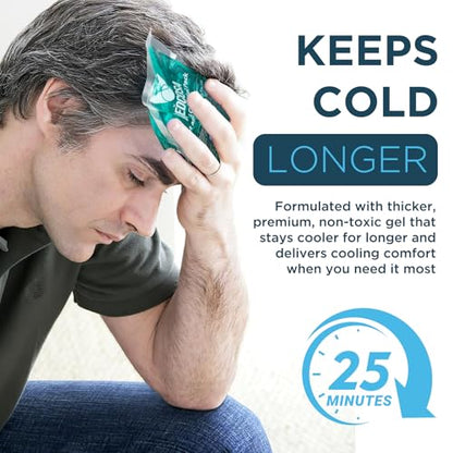 Medcosa Large Flexible Sport Ice Pack (10.6" x 5.4") | Any Ache, Any Pain, We’ve Got You Covered | Extra Large Cold Reusable Pack | Ideal for Sport Injuries, R.I.C.E Treatment & Back Ailments