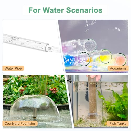 M METERXITY 2-Pack Clear Rigid Acrylic Pipe, 16mm[0.63"] ID x 18mm[0.71"] OD Plastic Round Tube for Water Cooling System/Lamps/Fountains/Aquariums/Display Stand, Acrylic Tubing [305mm/12IN] - size: 16mm ID x 18mm OD