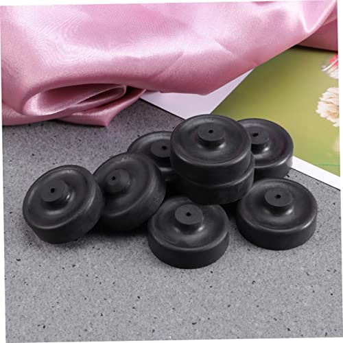 Beaupretty Aquarium Oxygen Pump Diaphragm Replacement Parts 5 Pack Silicone Membrane for Small Aquarium Air Pump - color: Black, size: 5pcs