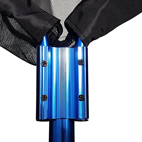 PondH2o Heavy Duty Pond Net 16 Inch (40cm) Head Size with 9 Ft (3 Metre) Telescopic Pole Built to Last for All Water Garden Jobs, for Pond Professionals Koi Fish Catching or Debris Skimming Net