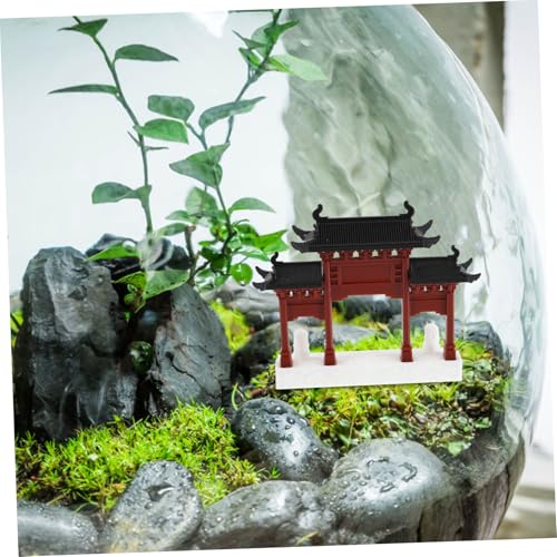 MAGICLULU Mini Chinese Bridge Ornament for Aquarium Japanese Style Fish Tank Decor Zen Home Decor DIY Terrarium Accessory