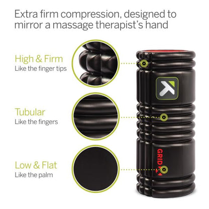 Trigger Point Performance TriggerPoint Grid X Foam Roller with Free Online Instructional Videos, Extra Firm (13-Inch) (Pack of 6) - size: One Size (Pack of 6)