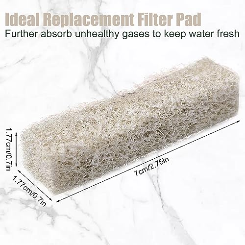 NQEUEPN 12pcs Ammonia Reducer Filter Pads for Aqueon, Fish Tank Replacement Filter Pads Carbon Filter Pads Compatible with Aqueon QuietFlow LED PRO Model 10