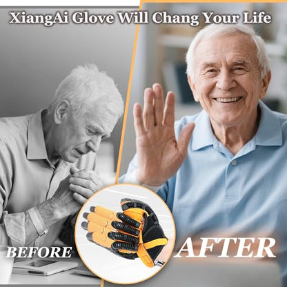 8th Generation Rehabilitation Robot Gloves For Stroke, Robotic Gloves Stroke Rehab, Hand Exercisers For Therapy, 4 Modes, Adjustable Intensity, Touch Panel. - size: Right Hand, Size-L