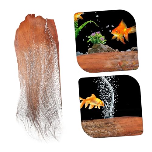 POPETPOP 5 Sheets Palm Tree Bark for Fish Breeding Delicate Barks for Aquarium Decor Plant Supply and Garden Backdrop for Hatching Fish Fry and Enhancing Aesthetic Appeal