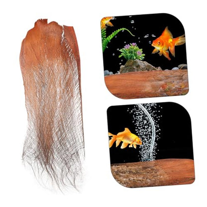 POPETPOP 5 Sheets Palm Tree Bark for Fish Breeding Delicate Barks for Aquarium Decor Plant Supply and Garden Backdrop for Hatching Fish Fry and Enhancing Aesthetic Appeal