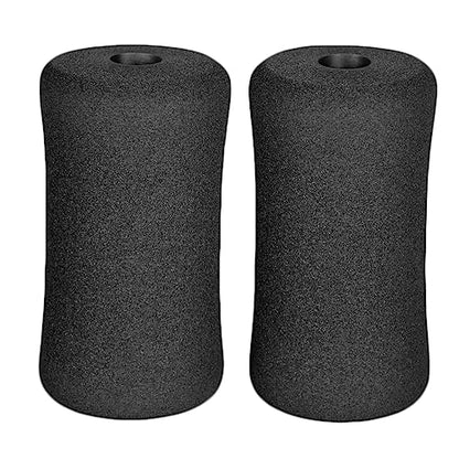 Sponge Foam Foot Pad Roller Pair, Used for Replacing Gym Exercise Equipment, Suitable for 1-inch Rod (Foam 6.3" X 3.07" Od X 0.87" Id) - color: Foam 6.3" X 3.07" Od X 0.87" Id