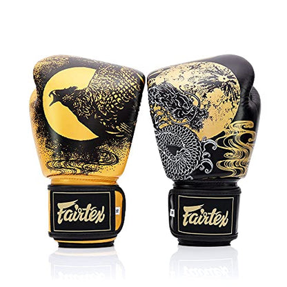 Fairtex BGV26 Harmony Boxing Gloves, Leather Muay Thai MMA Kickboxing Gear - size: 16oz