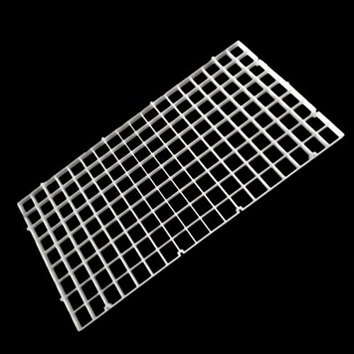 balacoo 10pcs Bottom Plate for Fish Tank Isolation Creative Segregation Boards Clips Safe Material for Betta Fish and Breeding Easy Installation to Prevent