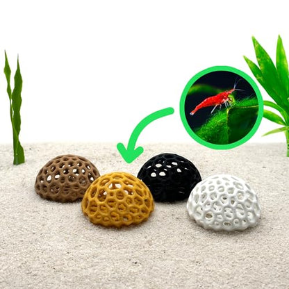 Shrimp Dome Hide - Aquarium Cherry Shrimp Hide Cherry Shimpe Hide (White)