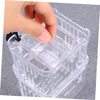 Fish Breeding Isolation Box Small Aquarium Fish Hatchery Incubator with Optimum Water Flow Durable Design for Fry Protection and Space Saving