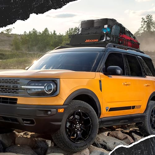Mockins XL Extendable Roof Rack Cargo Carrier for Top of Vehicle Storage | 84"x39"x6" 250 Lbs Capacity Weatherproof Steel Roof Basket | Heavy Duty Car & SUV Rooftop Cargo Carrier Set w/ Straps & Net - size: Basket: 84"x39"x6"