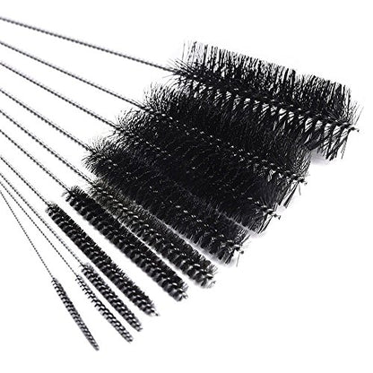 DXG Cleaning Brushes, 8.2 Inch Nylon Tube Brush Set Pipe Cleaner Set for Drinking Straws, Glasses, Keyboards, Jewelry Cleaning, Set of 10