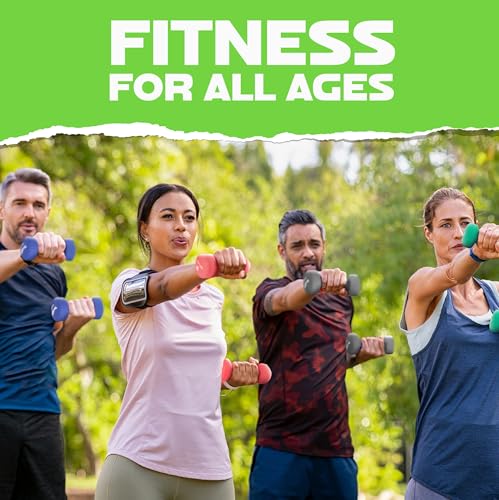 Yes4All Neoprene Dumbbells, Pairs and Sets with Rack for Home Workouts - color: B. Light Green - 3lbs - Pair, style: Pair