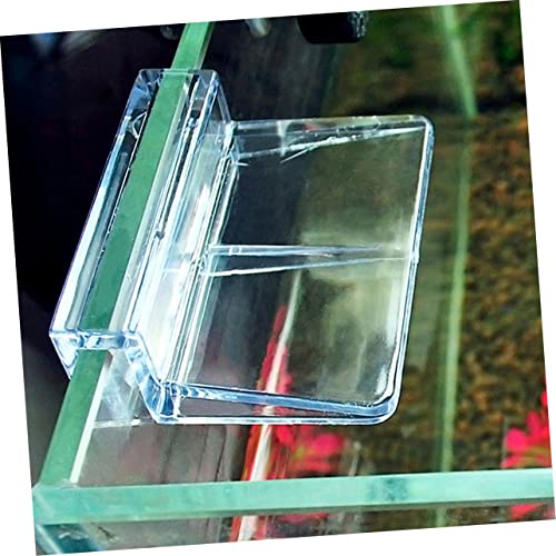 Ipetboom 30pcs Acrylic Fish Tank Cover Support Bracket for Tanks Practical Aquarium Rack for Secure Lid Holding and Pet Safety