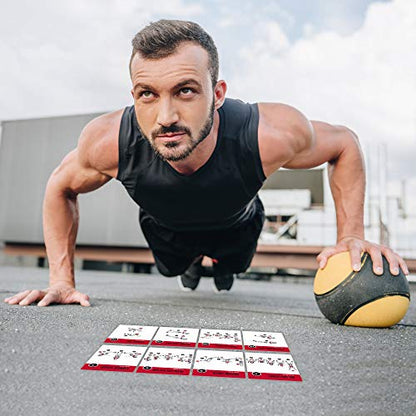 Medicine Ball Exercise Cards for Home Workouts, Workout Cards Deck for Women & Men, Beginner Fitness Guide to Training Exercises at Home or Gym - style: Medicine Ball
