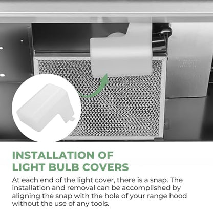 99110437 Range Hood Cover Replacement for Broan Nutone 40000/41000/42000 Series Range Hoods