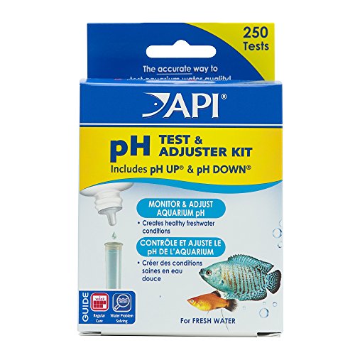 API pH TEST & ADJUSTER KIT 250-Test Freshwater Aquarium Water pH Test and Adjuster Kit - size: 250 test, style: pH & Adjuster