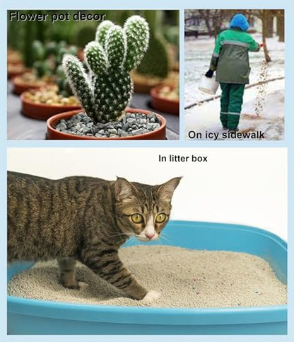 Clinoptilolite Zeolite Granules: Soil Amendment, Odor Control | Also used in aquarium, pond and swimming pool purification, barn odor, chemical spills, de-icing walks, flower pot decor