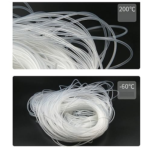 Silicone Capillary Tube, 0.5mm1mm2mm3mm Food Grade Hose Silicone Rubber Tube, 10m Long Thin Tube Protection Sleeve (Color : 5 * 6mm, Size : 10m)