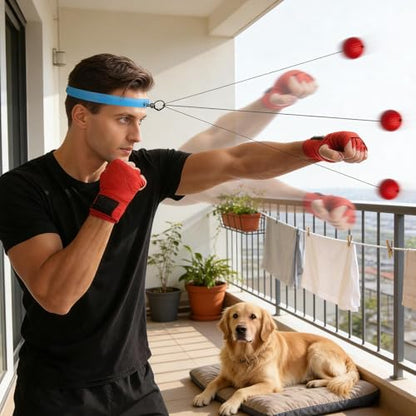 Reflex Ball Adjustable Band Reaction Trainer